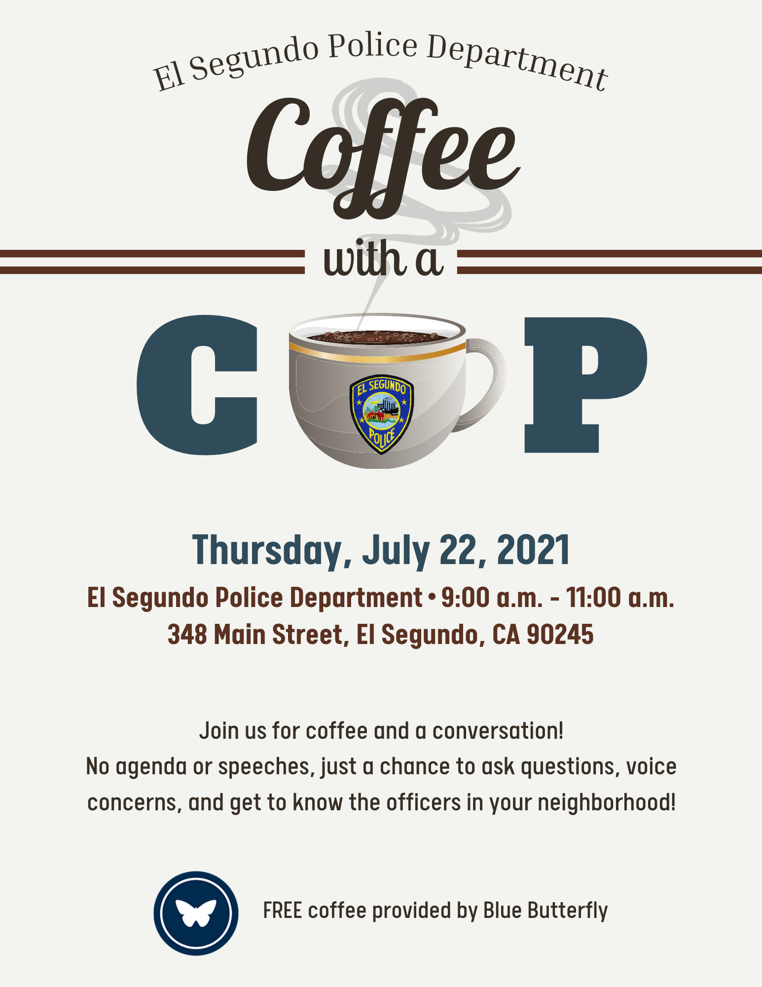 Coffee with a Cop Flyer