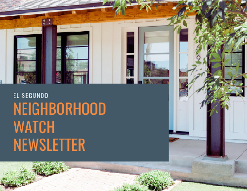 Neighborhood Watch Newsletter - November 2024